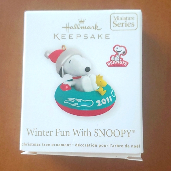 Hallmark Other - New Hallmark Small Snoopy Christmas Holiday Ornament NWT
